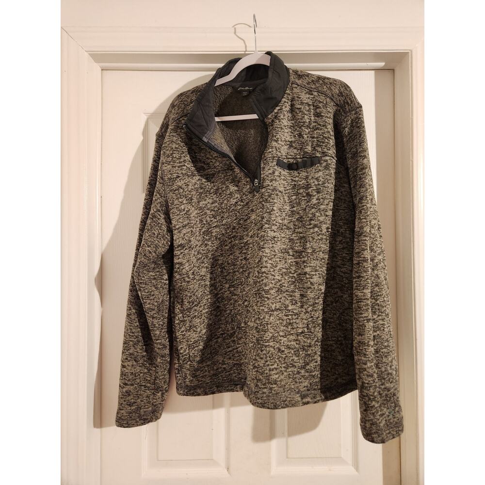 Eddie Bauer 1/4 Fleece Zip Pullover Long Sleeve Men’s XL